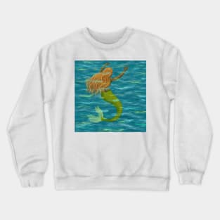 Golden Mermaid Crewneck Sweatshirt